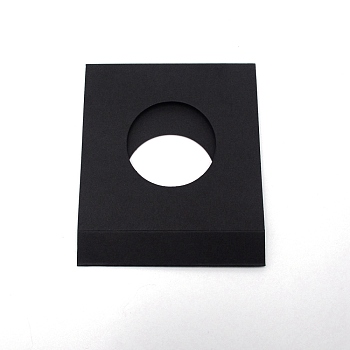 Paper Display Box Paper Sleeve, Square, Black, 129.5x109.5x1mm