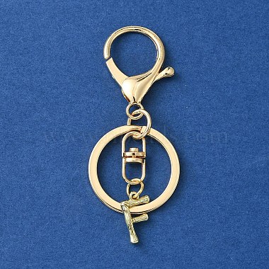 Letter F Alloy Keychain