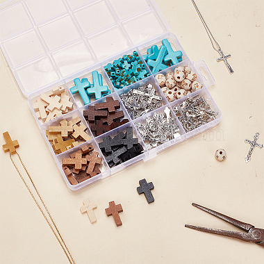 DIY Cross Jewelry Making Kits(DIY-AR0003-13)-4
