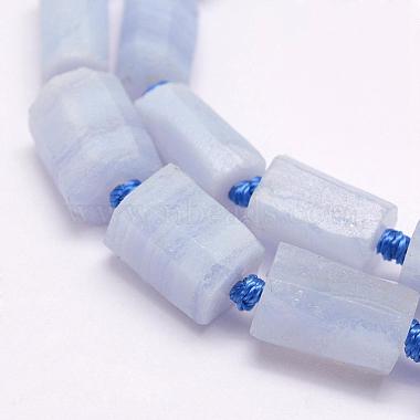Natural Blue Lace Agate Beads Strands(G-F509-63)-3