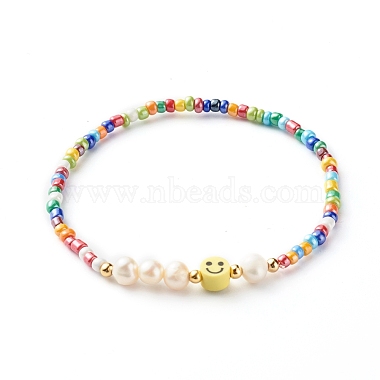 Glass Beads Stretch Bracelets(X-BJEW-JB06414)-2