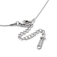 Halsketten mit Muschelanhänger(NJEW-P296-01P)-3