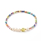 Glass Beads Stretch Bracelets(X-BJEW-JB06414)-2
