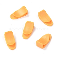 Plastic Clips, for Office School Supplies, Orange, 24x11x8.5mm(AJEW-F054-01C)