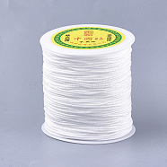 Nylon Thread, White, 1.5mm, about 120.29 yards(110m)/roll(NWIR-S007-36)