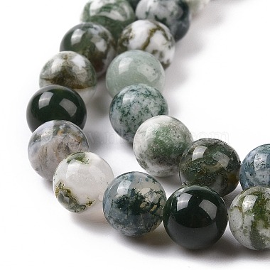 Chapelets de perles en agate d'arbre naturelle(G-K194-10mm-02)-6