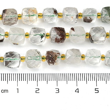 Natural Green Lodolite Quartz/Garden Quartz Beads Strands(G-Q010-A18-01)-5