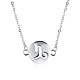 Fashion Brass Constellation/Zodiac Sign Pendant Necklaces(NJEW-BB20150)-1