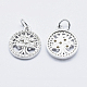 Brass Micro Pave Cubic Zirconia Charms(RB-I078-68P-NR)-2