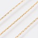 Long-Lasting Plated Brass Coreana Chain Necklaces(NJEW-K112-08G-NF)-2