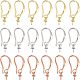 SUPERFINDINGS 18Pairs 3 Colors Brass Earring Hooks(KK-FH0002-61)-1