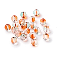 Glass Beads, Round, Chocolate, 8mm, Hole: 1.4mm(GLAA-C021-01E)