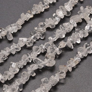 5mm Clear Chip Quartz Crystal Beads