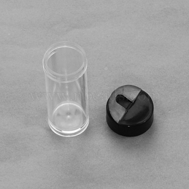 Contenants de perles en plastique avec couvercle noir(X-CON-S040)-3