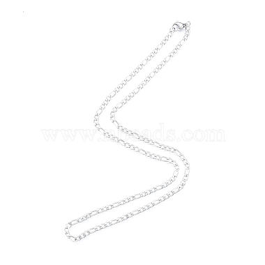 Men's 201 Stainless Steel Figaro Chains Necklace(NJEW-N050-A08-3-45P)-3