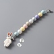 Acrylic Beaded Moblie Straps(MOBA-WH0003-30)-1