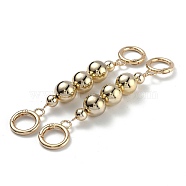 Bag Extender Chain, with ABS Plastic Beads and Light Gold Alloy Spring Gate Rings, for Bag Strap Extender Replacement, Gold, 143mm(AJEW-P076-01B-02)