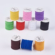 Elastic Cord, Mixed Color, 1mm, about 5.46 yards(5m)/roll, 10roll/bag(EC-G007-A)