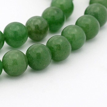 Synthetical Gemstone Dyed Round Bead Strands, 6mm, Hole: 1mm, about 68pcs/strand, 15.7 inch