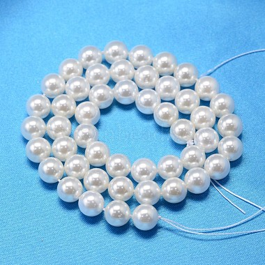 Runde Schale Perle Perle Stränge(BSHE-L011-6mm-A013)-3