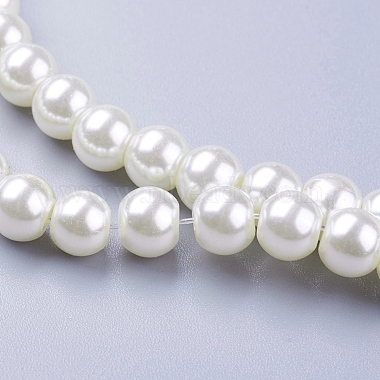 Glass Pearl Beads Strands(HY-6D-B02)-3