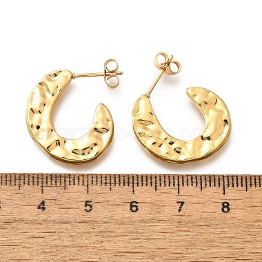 304 Stainless Steel Stud Earrings for Women(EJEW-L296-080G)-5