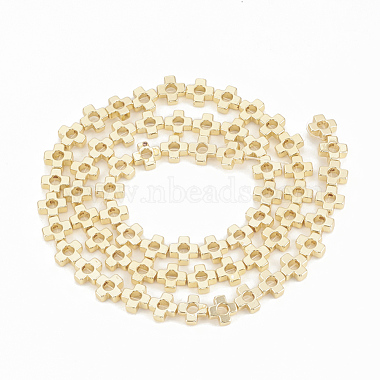 Chapelets de perles en hématite synthétique sans magnétiques(G-T061-91G)-2