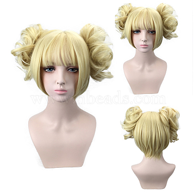 Short Blonde Lonita Cosplay Wigs(OHAR-I015-02)-2