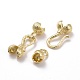 Locking Double Brass Bead Tips(KK-Z018-14LG)-2