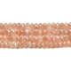 Chapelets de perles de sunstone naturelle naturelles(G-F460-02)-1