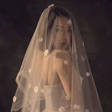 White Nylon Bridal Veils