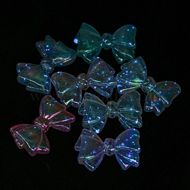 UV Plating Luminous Acrylic Beads(X-MACR-D024-21)-2