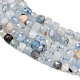 Natural Devil Blue Aquamarine Beads Strands(G-Z163-A01-4x4mm)-4