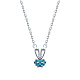 Cubic Zirconia Rabbit Pendant Necklaces(SA3308-1)-1