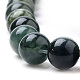 Chapelets de perles en agate mousse naturelle(X-G-S259-18-8mm)-3