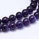 Natural Amethyst Round Bead Strands(G-E403-77)-1