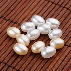 Oval Imitation Pearl Acrylic Beads, Mixed Color, 9x7mm, Hole: 2mm, about 2000pcs/500g(OACR-L004-3011)