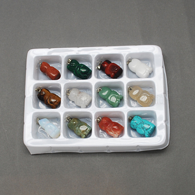 Mixed Color Cat Other Gemstone Pendants
