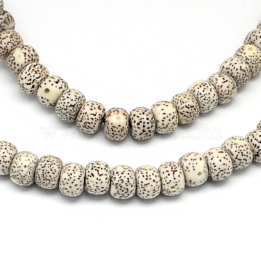 9mm CoconutBrown Rondelle Wood Beads