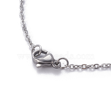 304 Stainless Steel Pendant Necklaces(NJEW-E141-33)-5
