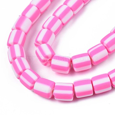 Handmade Polymer Clay Bead Strands(CLAY-T020-12E)-3