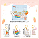 Easter Theme Rabbit/Carrot/Egg Alloy Enamel Pendant Stitch Markers(HJEW-AB00445)-2