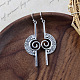 Zinc Alloy Dangle Earrings(FS-WG8C7C6-01)-2