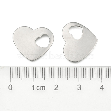 304 Stainless Steel Stamping Blank Tag Heart Charms Pendants(STAS-M004-04)-3