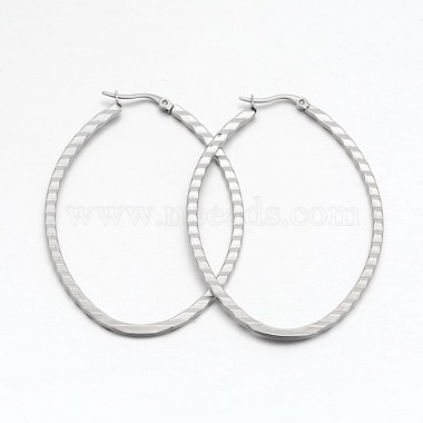 Mixed 304 Stainless Steel Hoop Earring(EJEW-P066-48P)-2