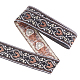 Ethnic style Embroidery Polyester Ribbons(OCOR-WH0077-27C)-1