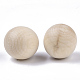 Натуральный деревянный круглый шар(WOOD-T014-25mm)-2