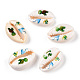 Printed Cowrie Shell Beads(SSHEL-ZX006-05B)-1