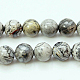 Natural Map Stone/Picasso Stone/Picasso Jasper Beads Strands(G-G047-4mm)-1
