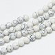 Chapelets de perle en howlite synthétiques(X-G-T053-8mm-01-1)-1
